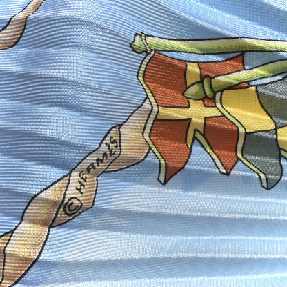 Hermes Silk Plisse Railing Scarf 90 4 of 6
