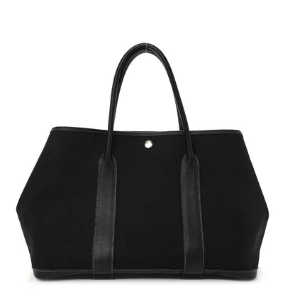 Hermes Toile Negonda Garden Party Tote 36 MM Black 1 of 11