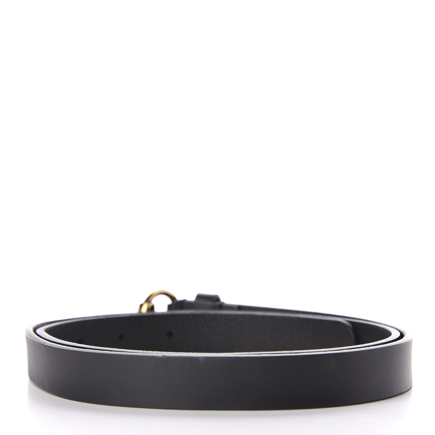 Gucci Calfskin Horsebit Buckle Belt 95 38 Black 2 of 7