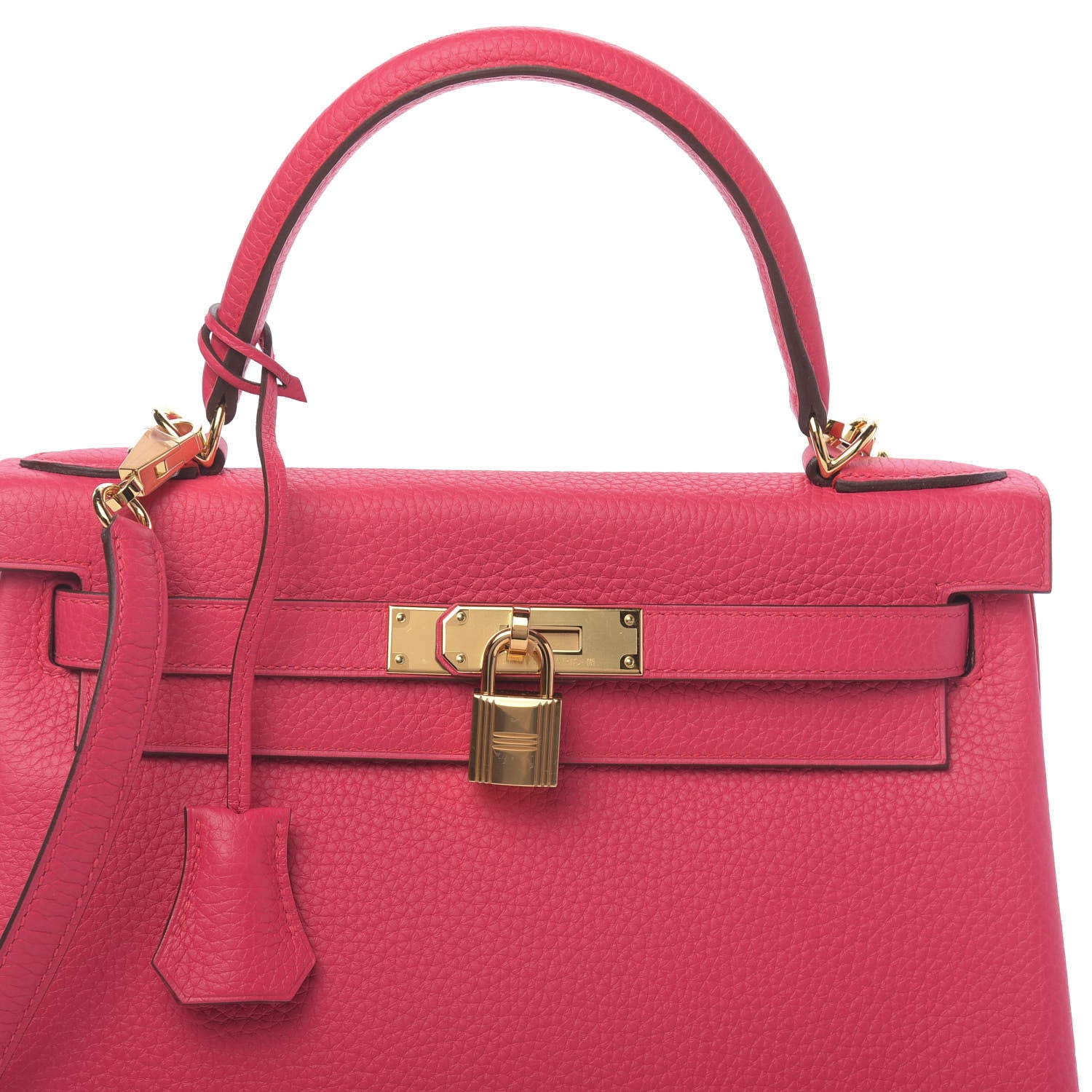 Hermes Taurillon Clemence Kelly Retourne 28 Rose Extreme 8 of 11