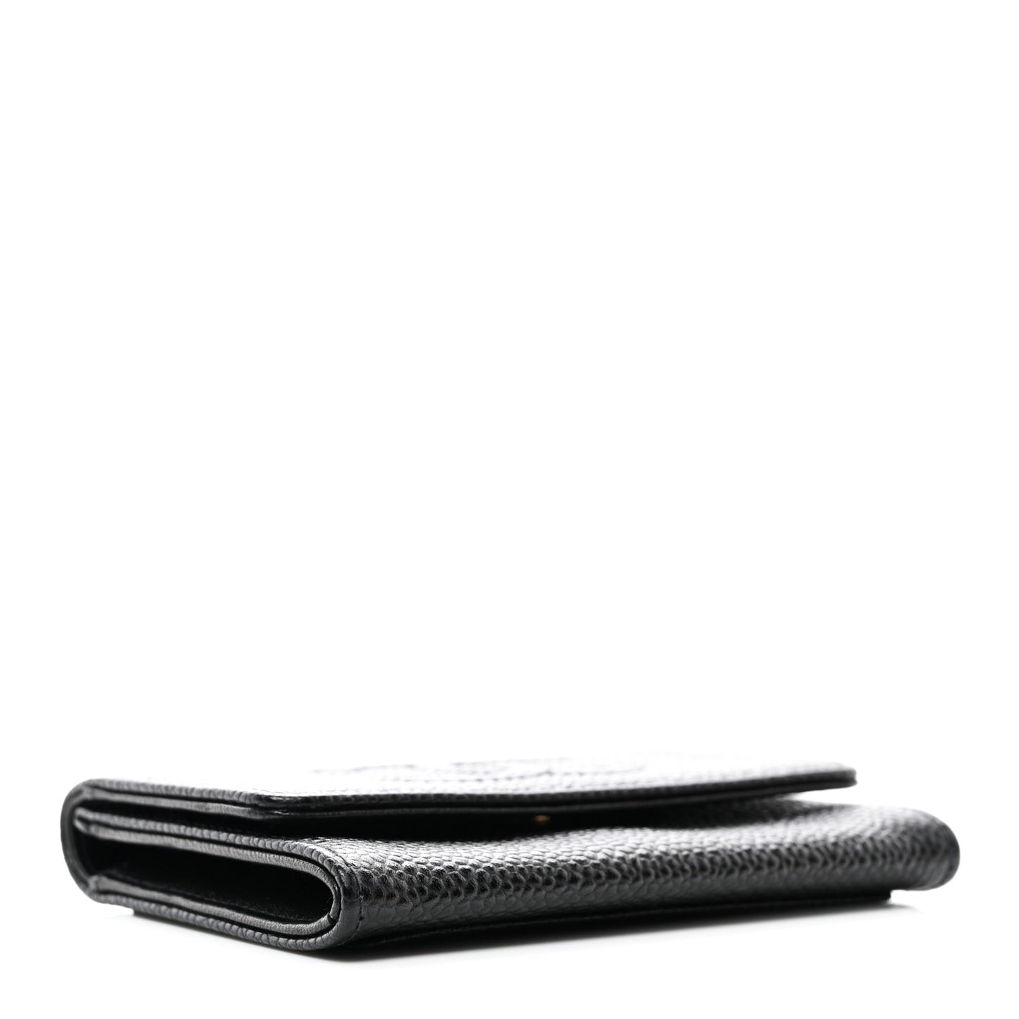 Caviar Timeless CC Flap Card Holder Black