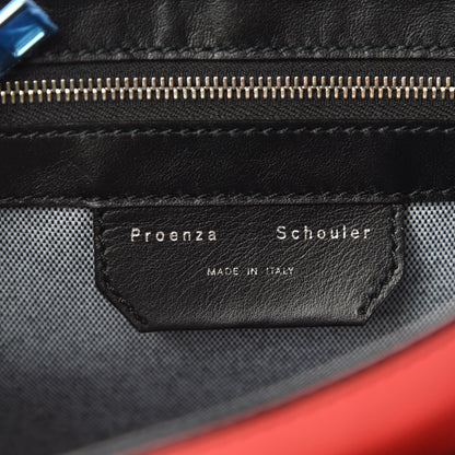Proenza Schouler Grainy Calfskin Tiny PS1 Satchel Geranium 8 of 10