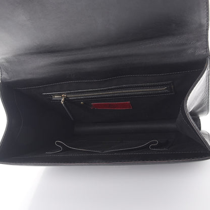 Valentino Garavani Vitello Extra Large Glam Lock Rockstud Flap Black 5 of 11