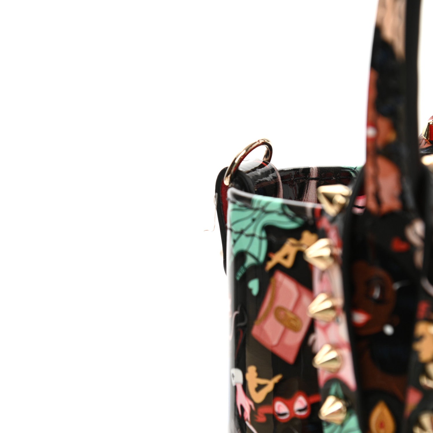 Christian Louboutin Patent Dita Mini North South Cabata Tote Multicolor 11 of 11