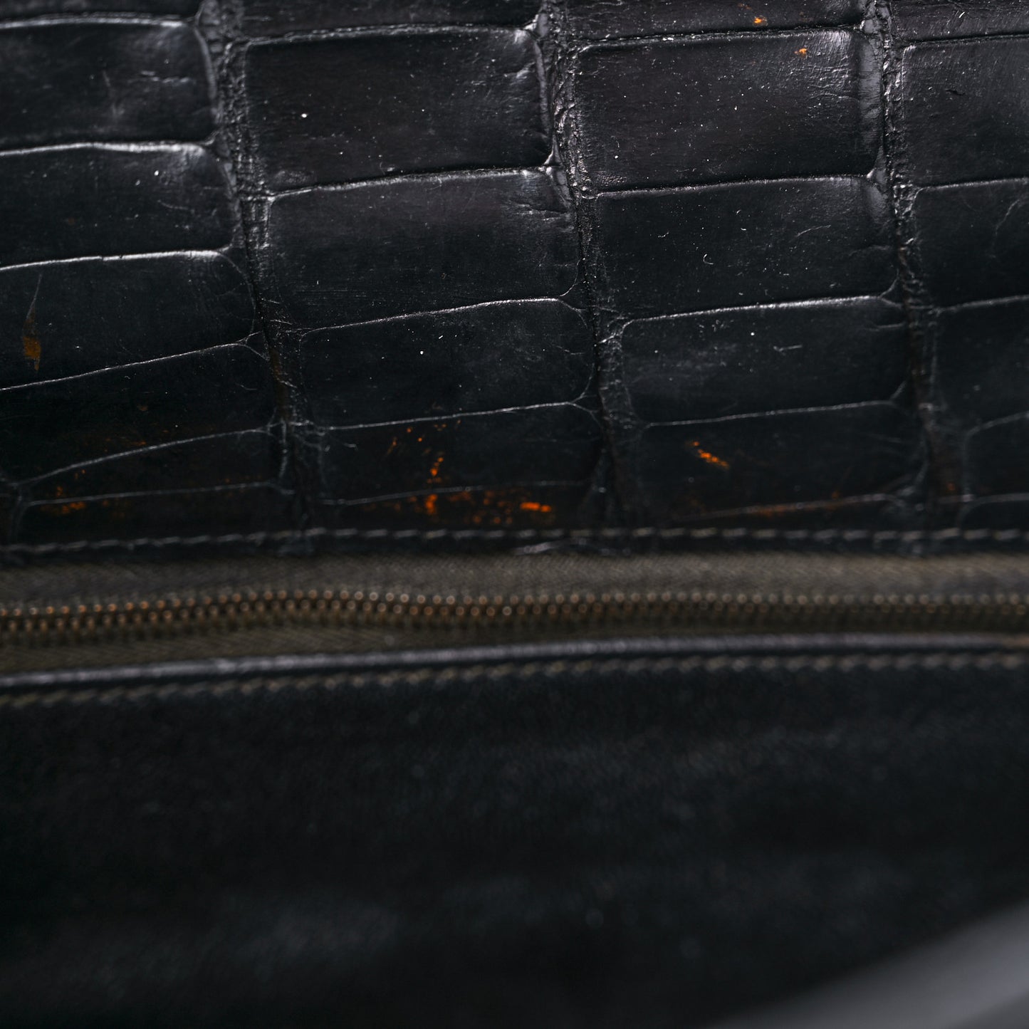 Matte Alligator Kelly Sellier 32 Black