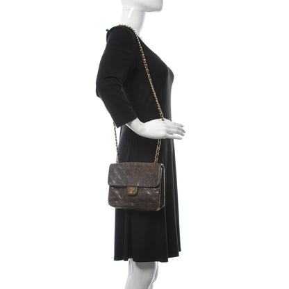 Chanel Lambskin Quilted Mini Square Flap Brown 2 of 13