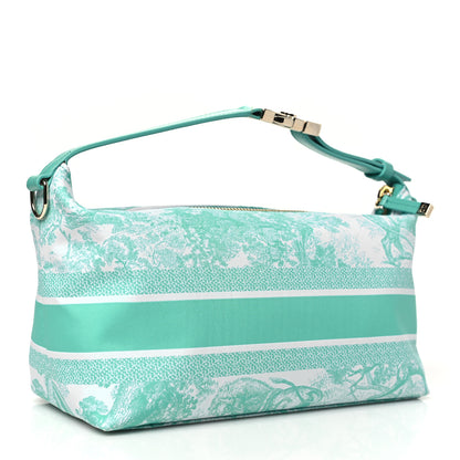 Christian Dior Technical Fabric Toile De Jouy DiorTravel Nomad Pouch Vert Multicolor 3 of 10
