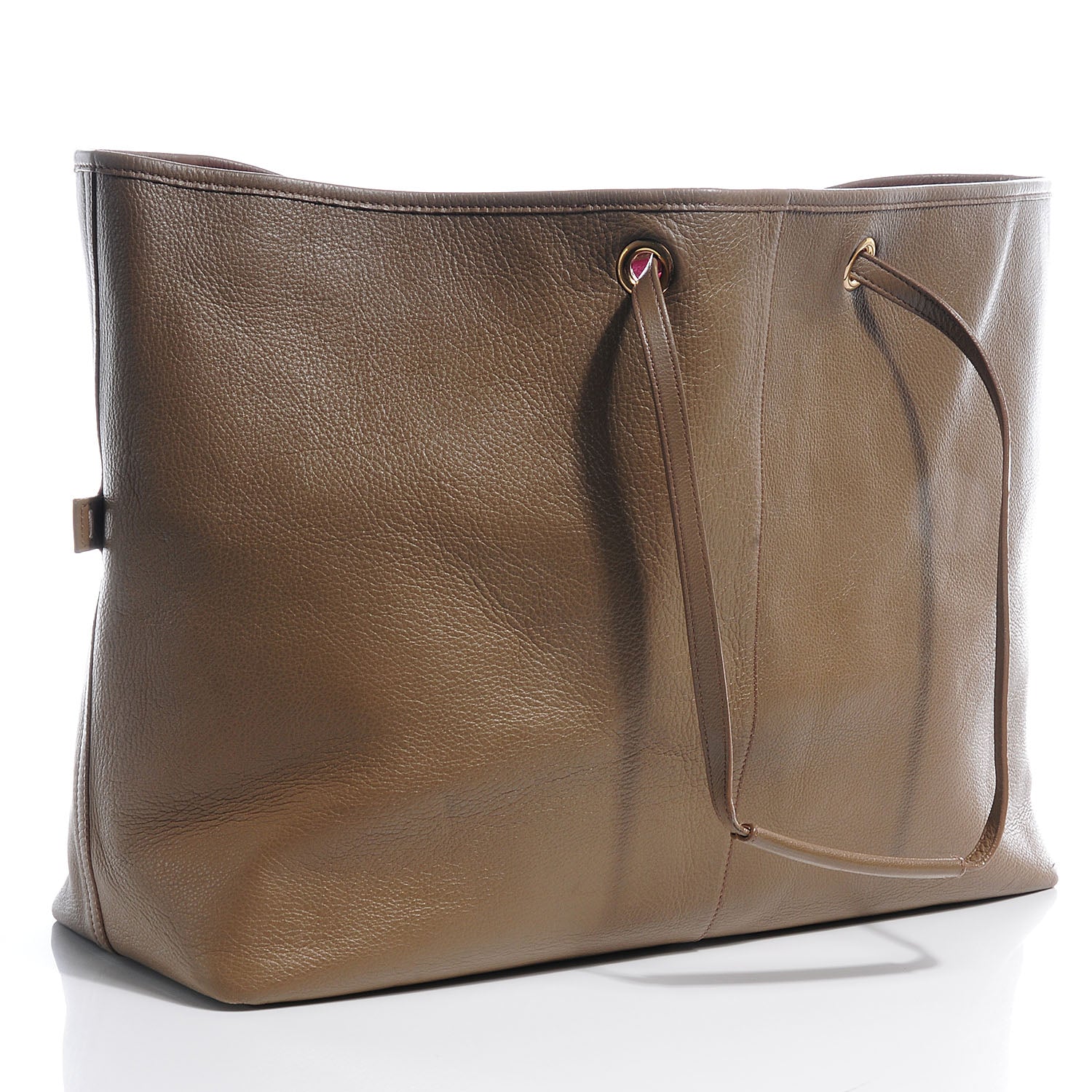 Saint Laurent Leather Large Neo Double Reversible Tote Camel 3 of 9