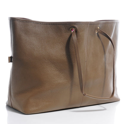 Saint Laurent Leather Large Neo Double Reversible Tote Camel 3 of 9