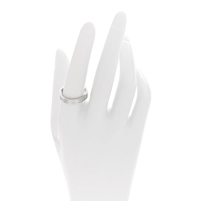 Gucci 18K White Gold Diamond Icon Band Ring 59 8.75 2 of 5