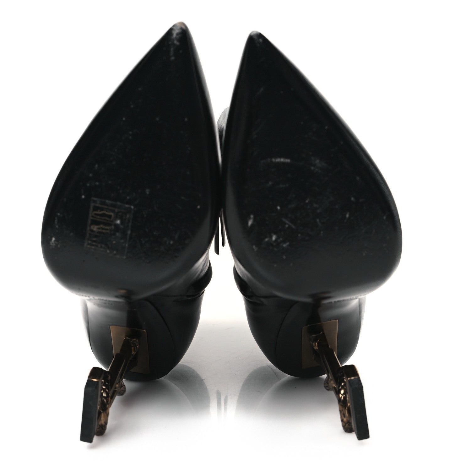 Saint Laurent Calfskin Opyum Ankle Boot 38 Black 5 of 10