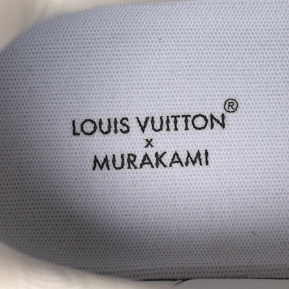 Louis Vuitton LV X TM Embossed Monogram Cherry Blossom LV Trainer Sneakers 37 White 9 of 10
