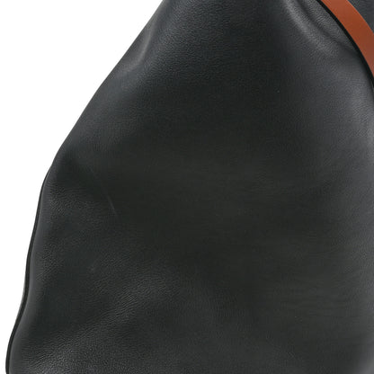 Burberry Calfskin Grommet Hobo Black 10 of 15