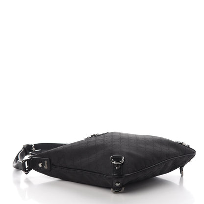 Gucci Nylon Monogram Abbey Messenger Bag Black 4 of 11