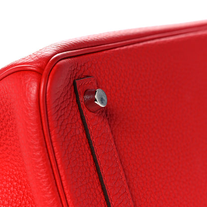 Hermes Togo Birkin 30 Rouge Coeur 8 of 33