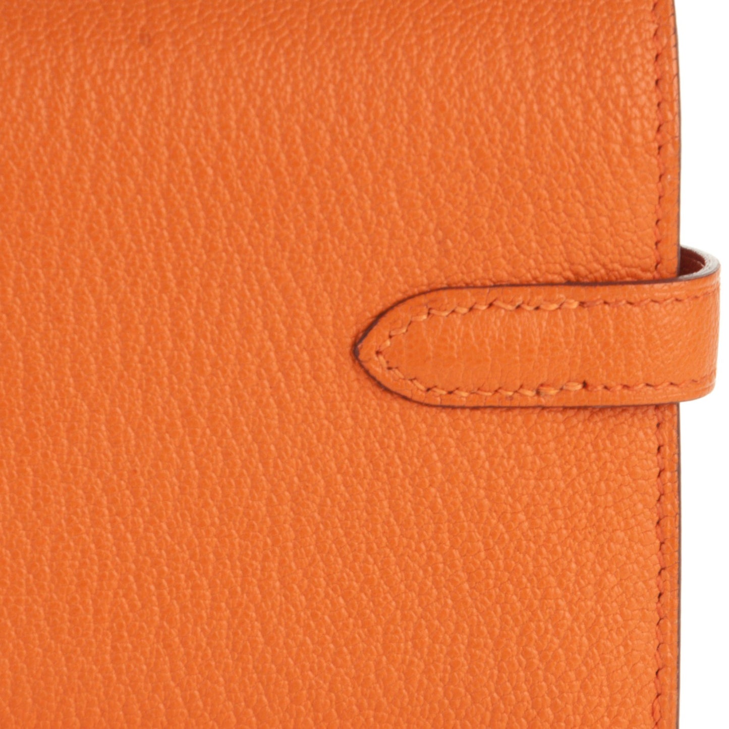 Chevre Mysore Medium Kelly Wallet Orange