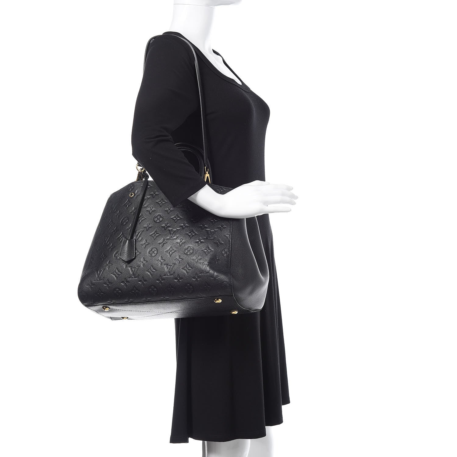 Louis Vuitton Empreinte Montaigne GM Black 2 of 11