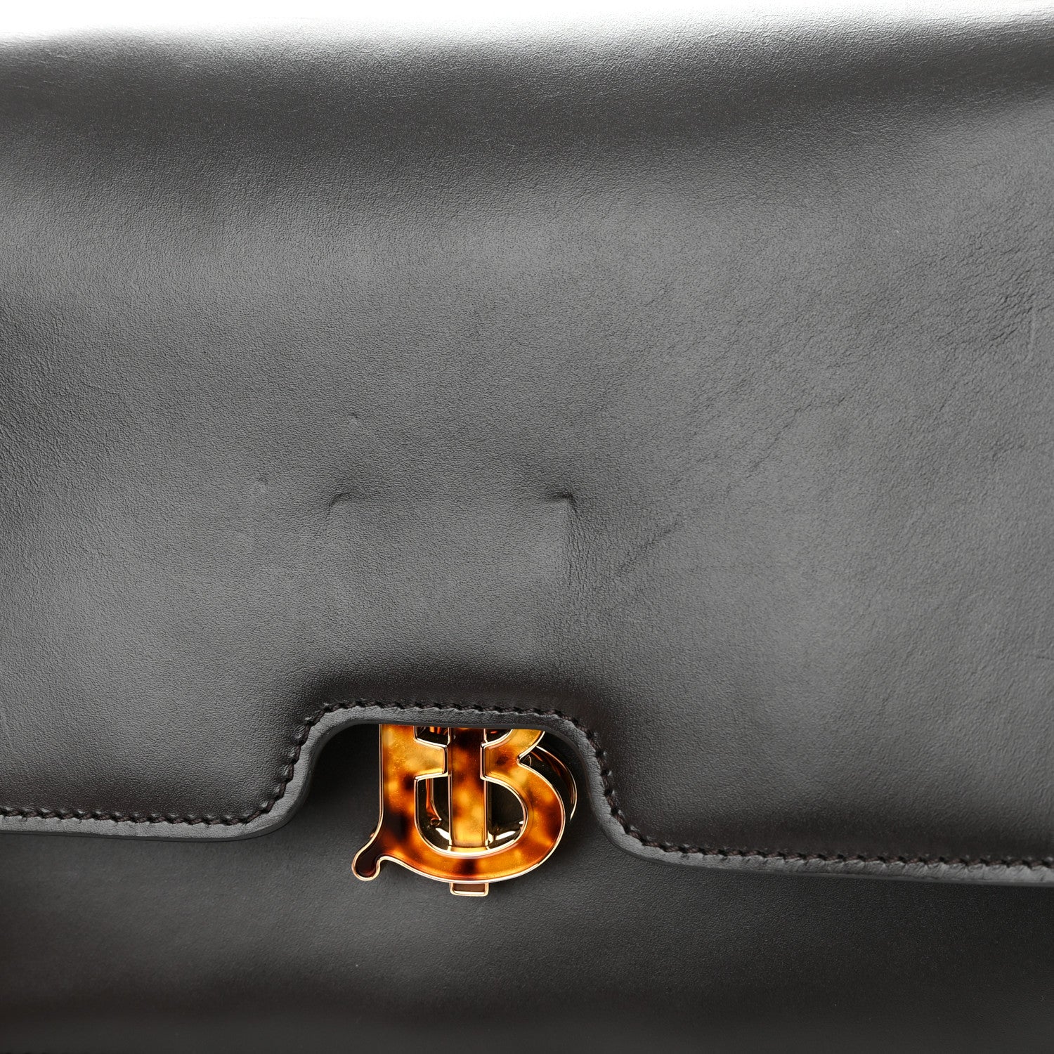 Burberry Calfskin Medium TB Bag Coffee 13 of 17