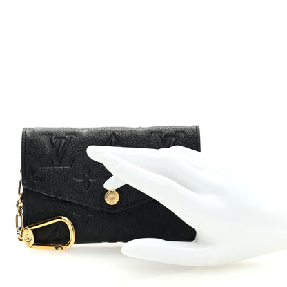 Louis Vuitton Empreinte Key Pouch Black 2 of 6
