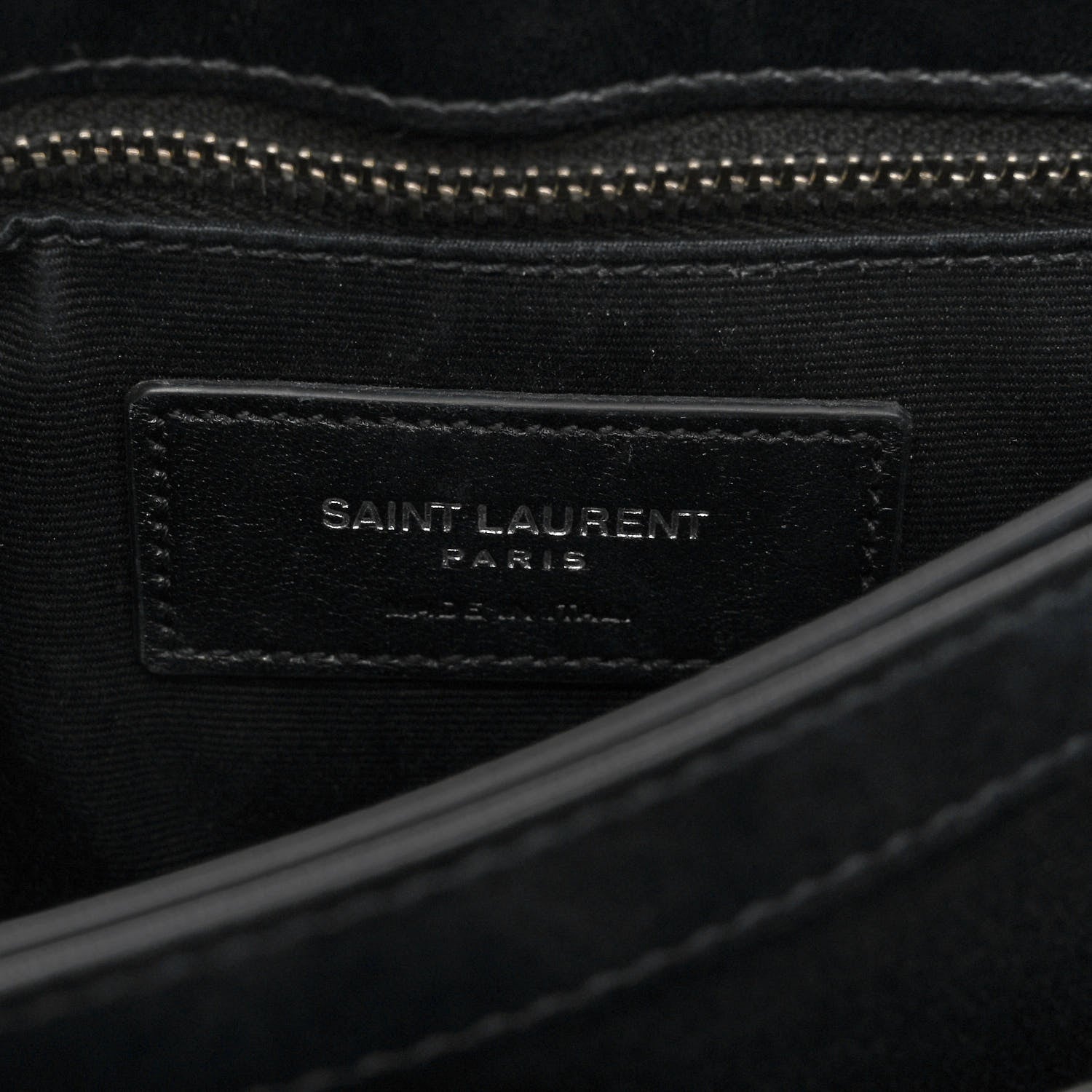 Saint Laurent SAINT LAURENT Calfskin Y Quilted Monogram Toy Loulou Crossbody Bag Black 5 of 10