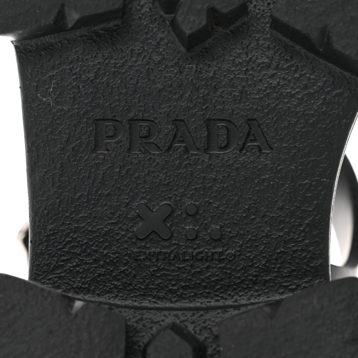 Foam Rubber Triangle Logo Monolith 55mm Cage Sandals 39 Black