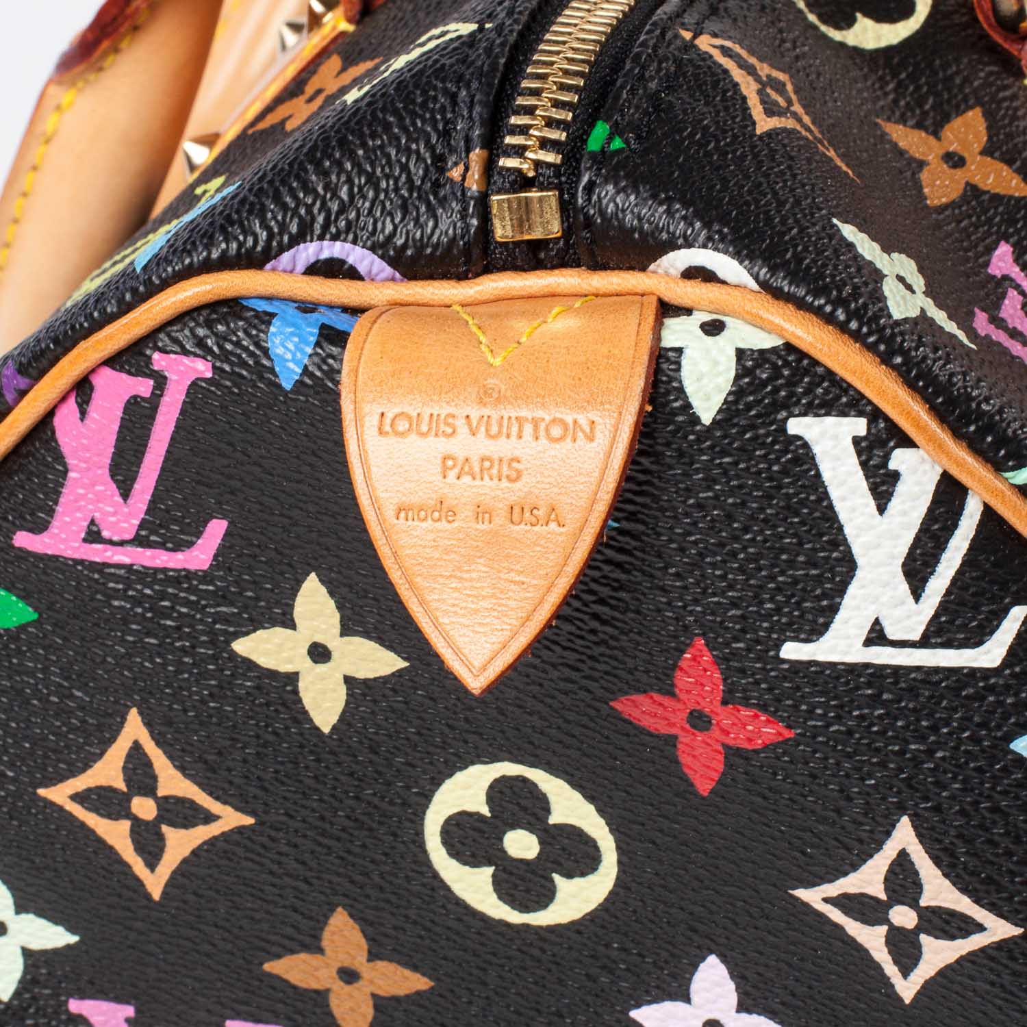 Louis Vuitton Monogram Multicolor Speedy 30 Black 7 of 10