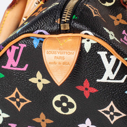 Louis Vuitton Monogram Multicolor Speedy 30 Black 7 of 10