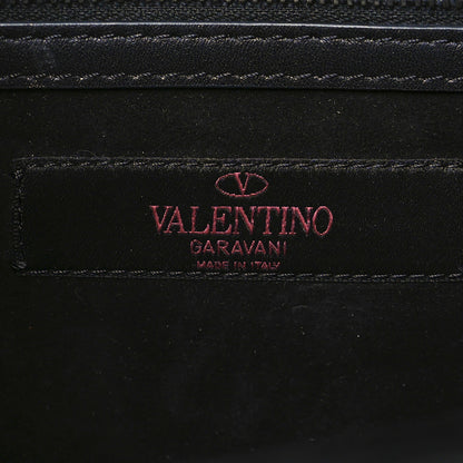 Valentino Garavani Vitello Crystal Loveblade Embellished Medium Glam Lock Rockstud Flap Black 6 of 12
