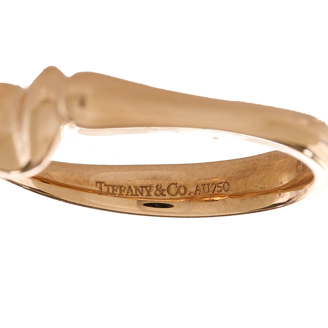 18K Rose Gold Elsa Peretti Bean Ring 53 6.25