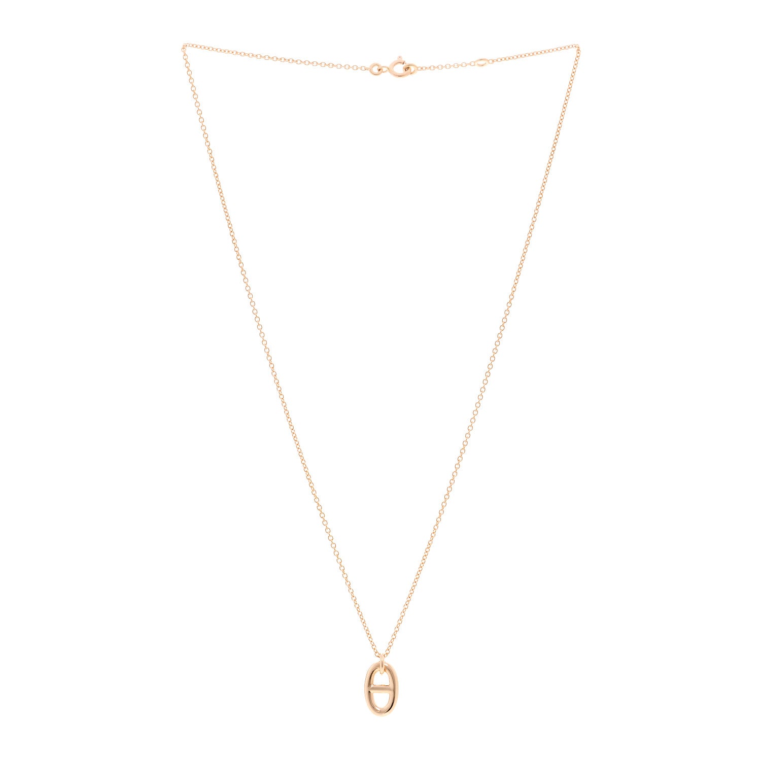 Hermes 18K Rose Gold PM Farandole Pendant Necklace 3 of 5