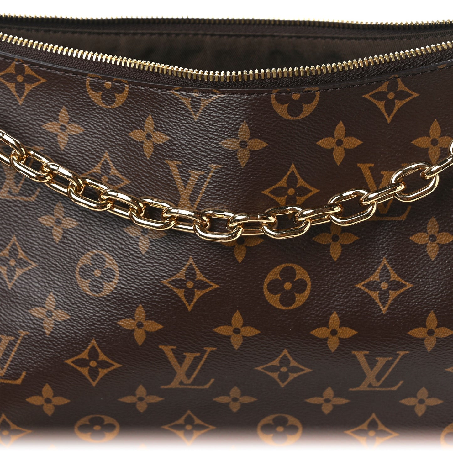 Reverse Monogram Loop Hobo