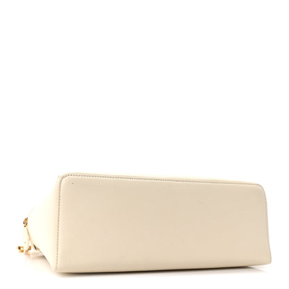 Loro Piana Grained Calfskin L27 Extra Pocket Pouch Whisper White 4 of 9