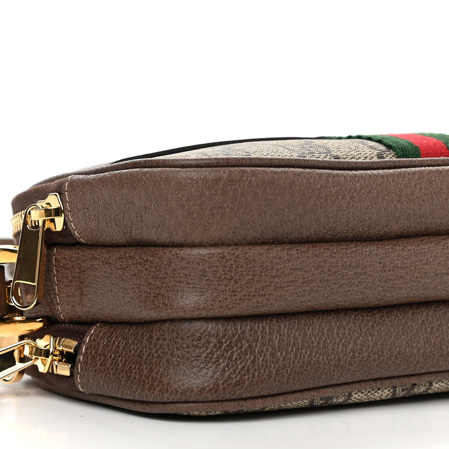 Gucci GG Supreme Monogram Web Mini Ophidia GG Bag Brown 11 of 14