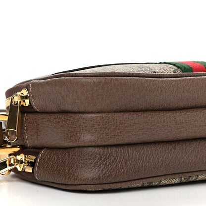 Gucci GG Supreme Monogram Web Mini Ophidia GG Bag Brown 11 of 14