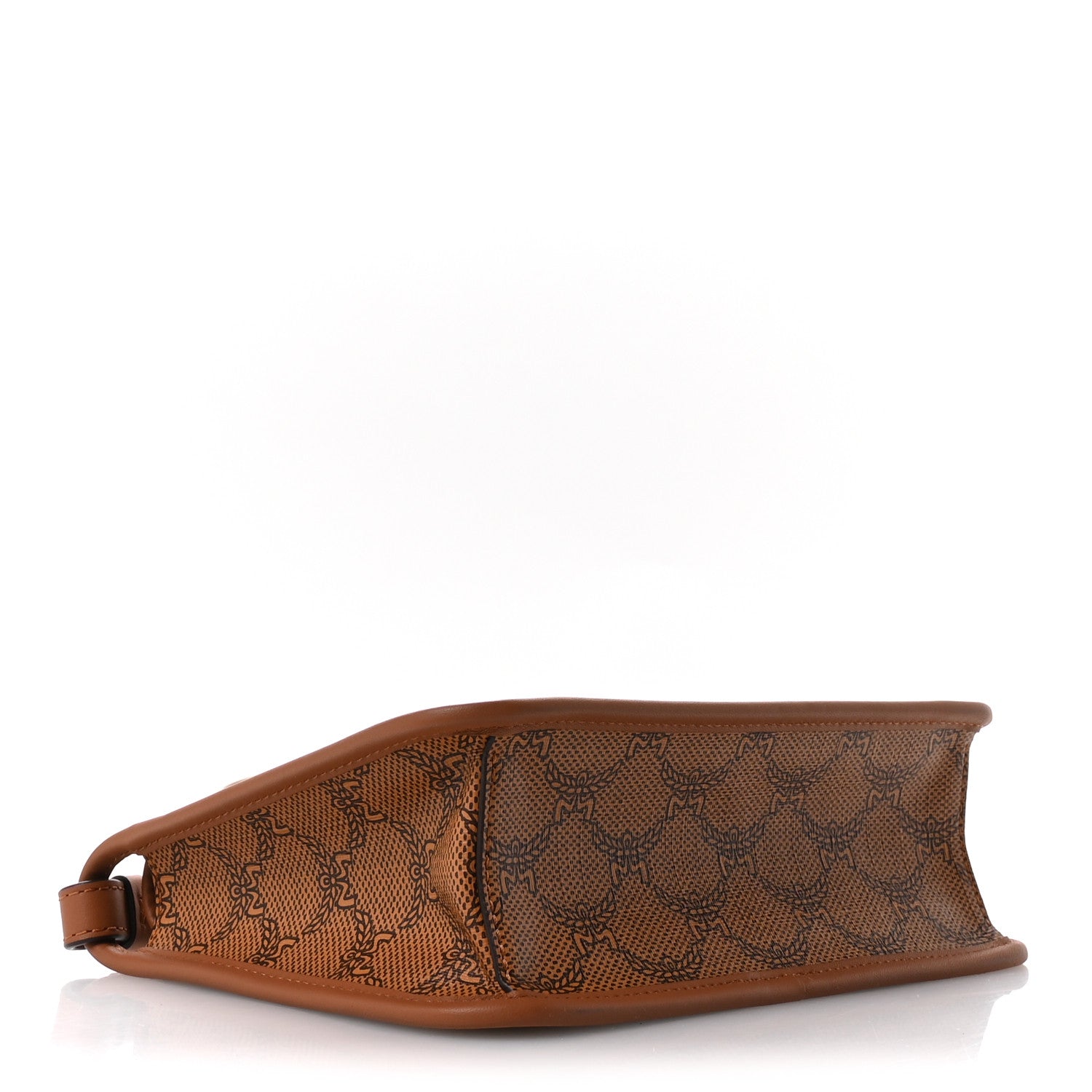 MCM Lauretos Nappa Small Himmel Crossbody Cognac 5 of 10