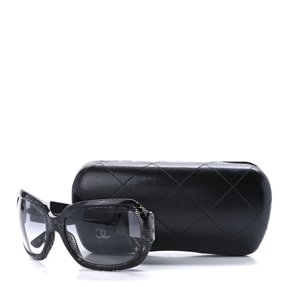 Chanel Acetate CC Lace Effect Sunglasses 5146 Black White 8 of 8