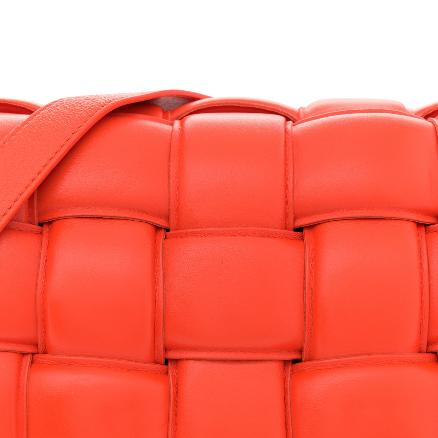 Nappa Maxi Intreccio Padded Cassette Crossbody Bag Sunburst