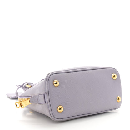 Prada Saffiano Lux Mini Promenade Tote Glicine Glicine 4 of 10