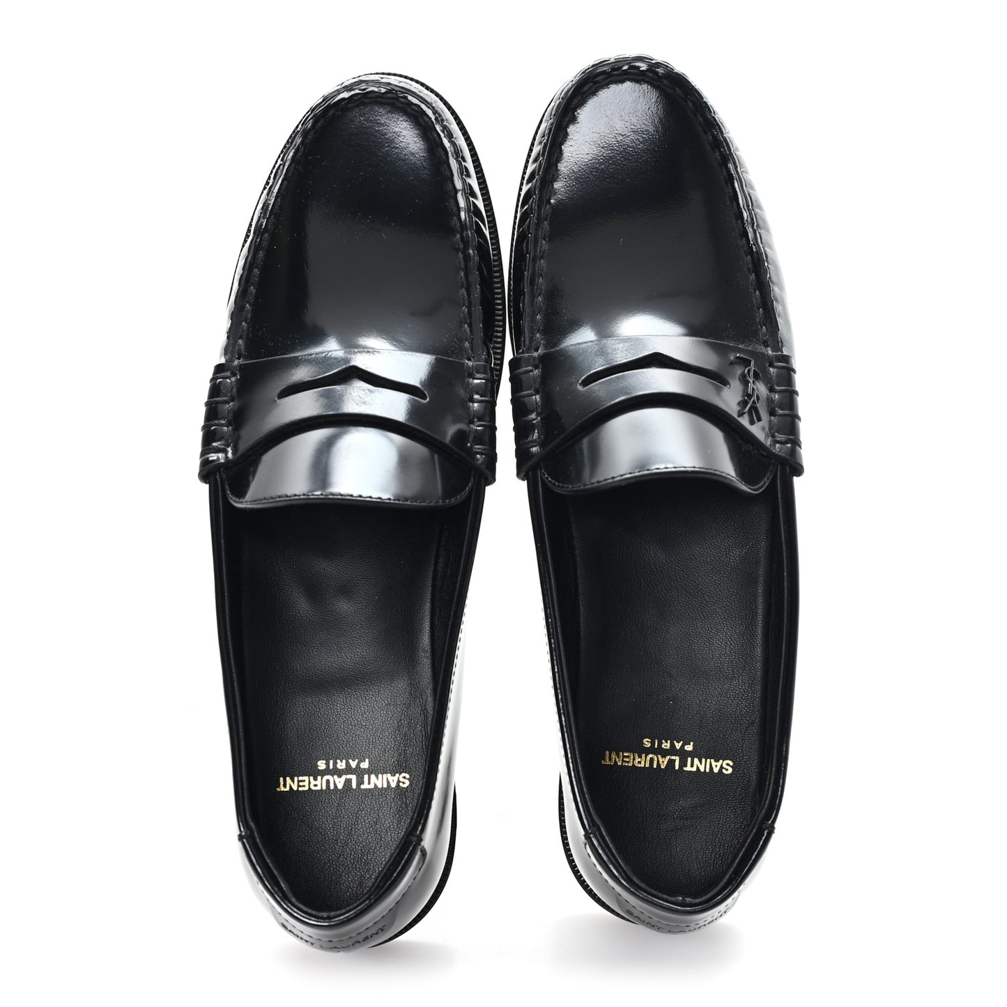 Magnum Lux Chunky Le Loafer Penny Slippers 38.5 Black