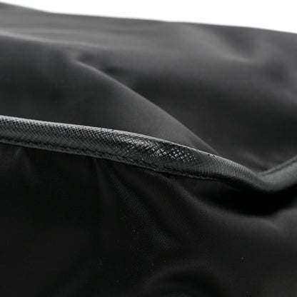 Prada Tessuto Nylon Saffiano Logo Messenger Bag Black 14 of 14