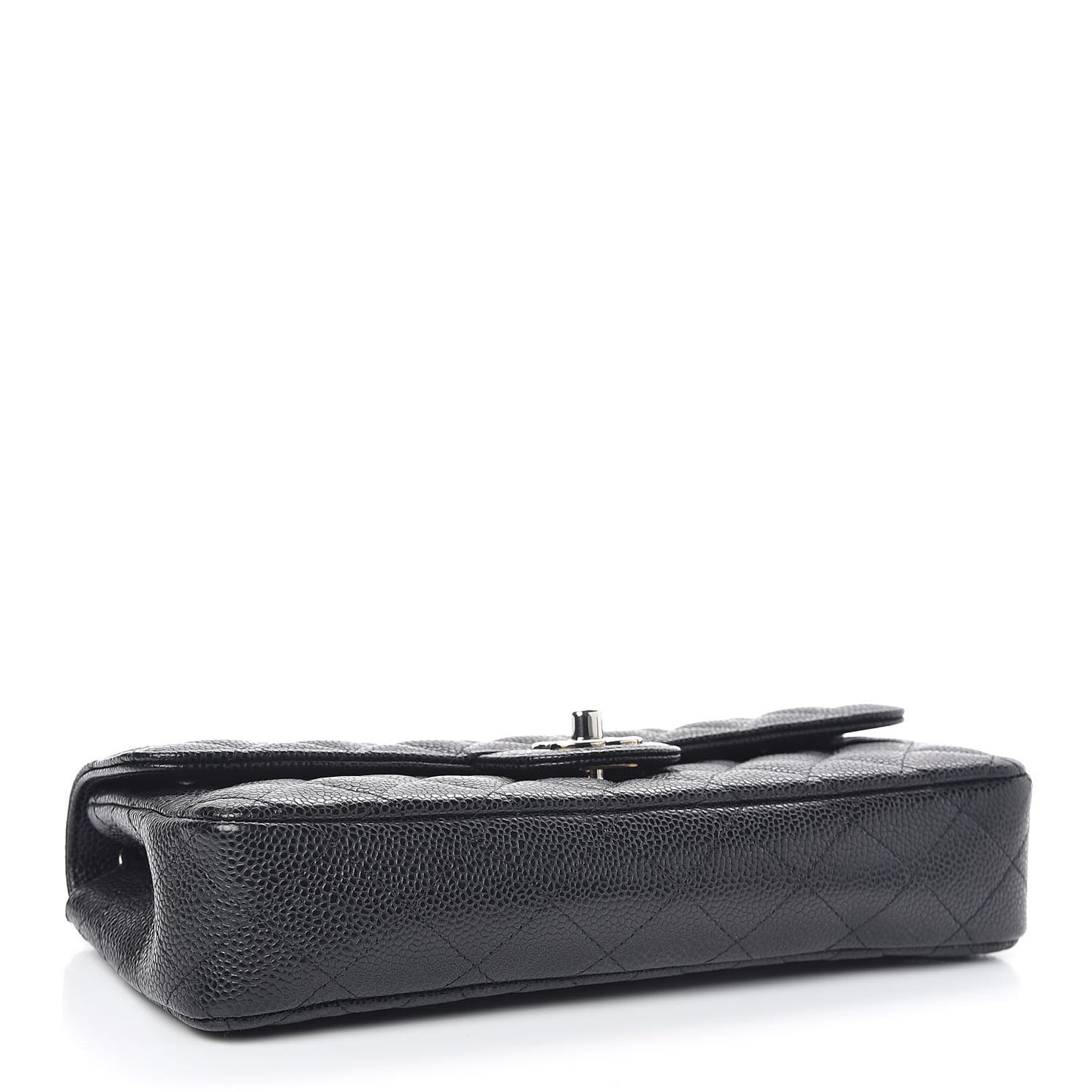 Caviar Quilted East West Flap Black