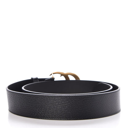 Gucci Textured Calfskin Double G 40mm Belt 90 36 Black 3 of 9