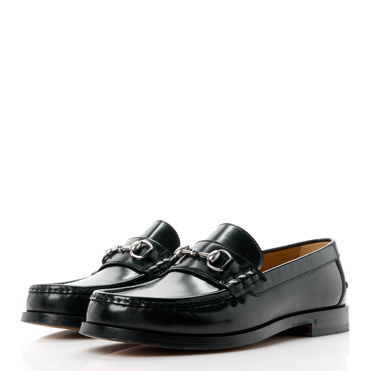 Mandala Goatskin Mens Horsebit Loafers 10 Black