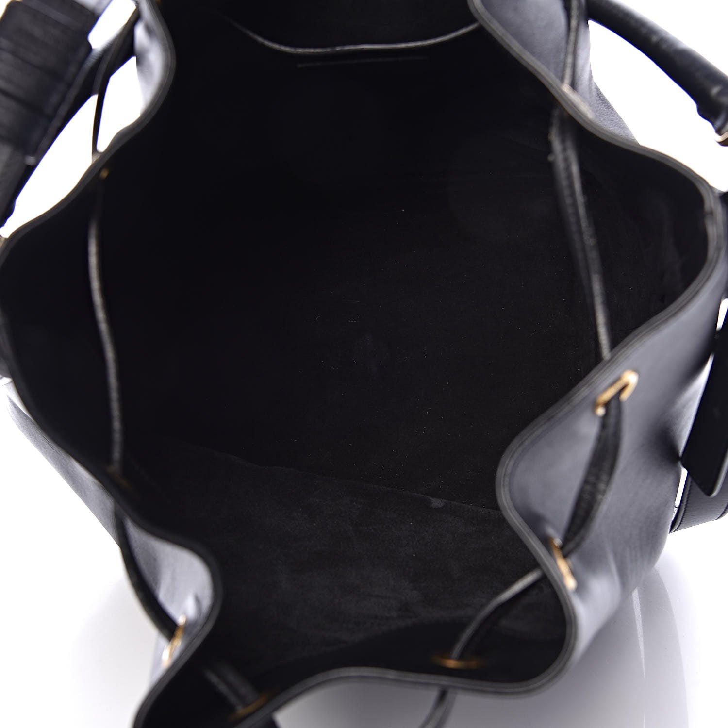 Saint Laurent Calfskin Large Emmanuelle Bucket Bag Black 7 of 13