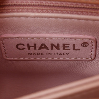 Chanel Iridescent Caviar Quilted Extra Mini Coco Handle Flap Light Pink 6 of 14