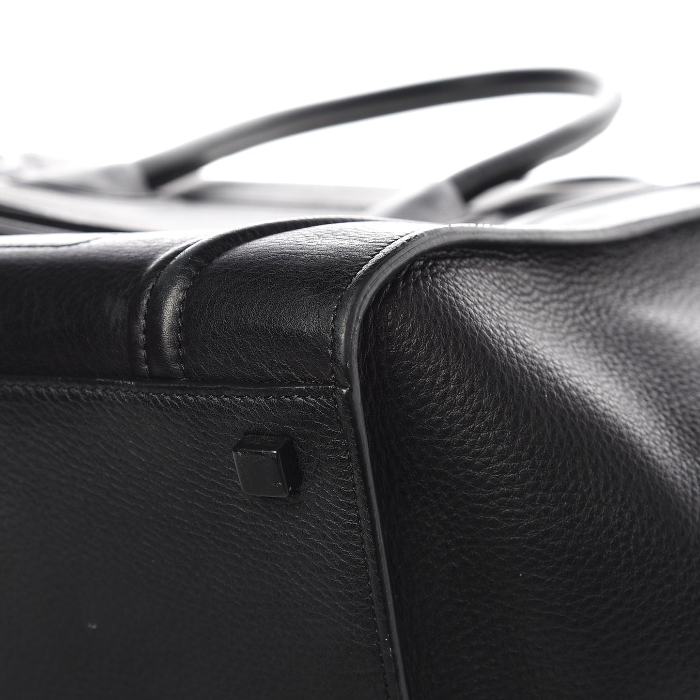 Supple Calfskin Medium Phantom Luggage Black