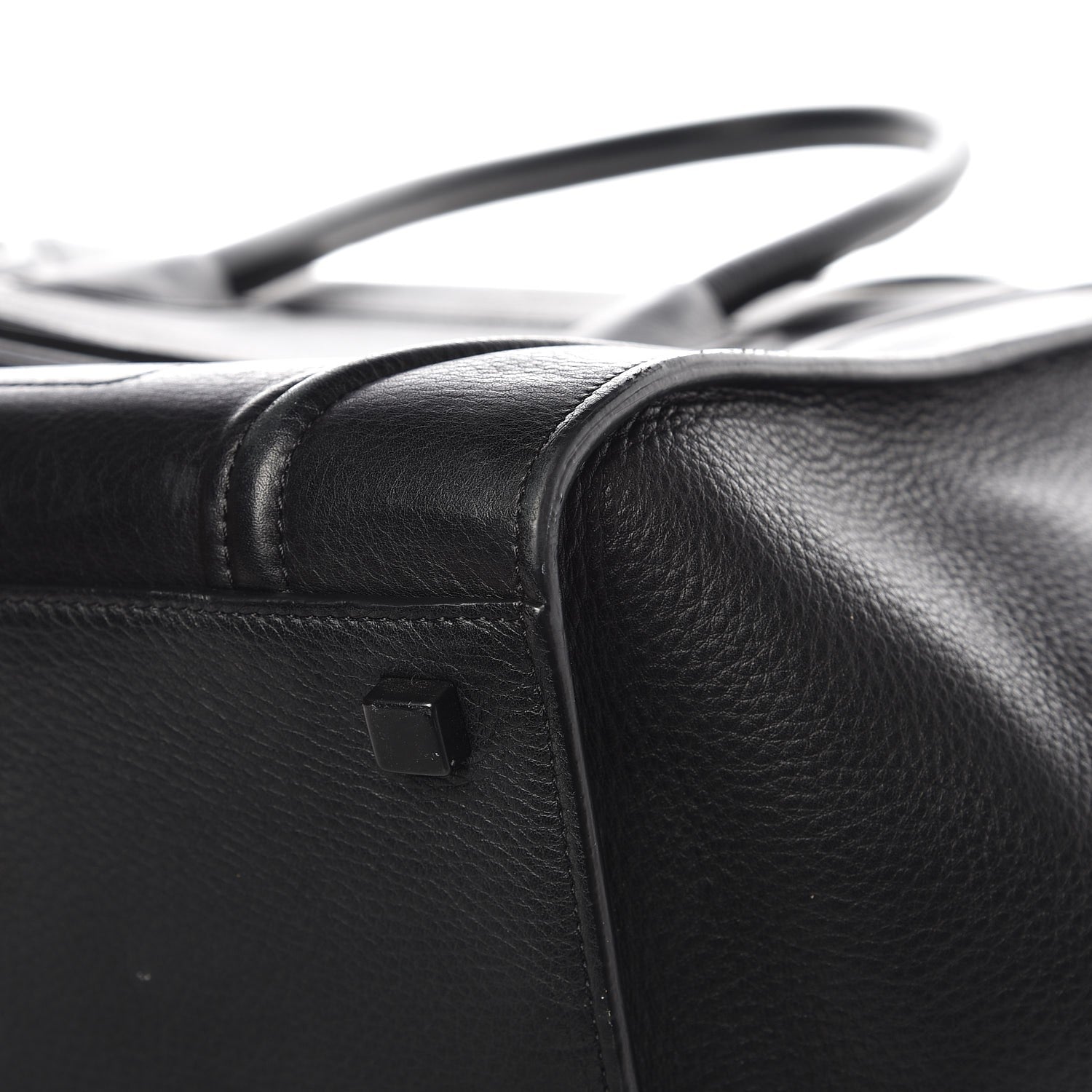 Celine Supple Calfskin Medium Phantom Luggage Black 10 of 12