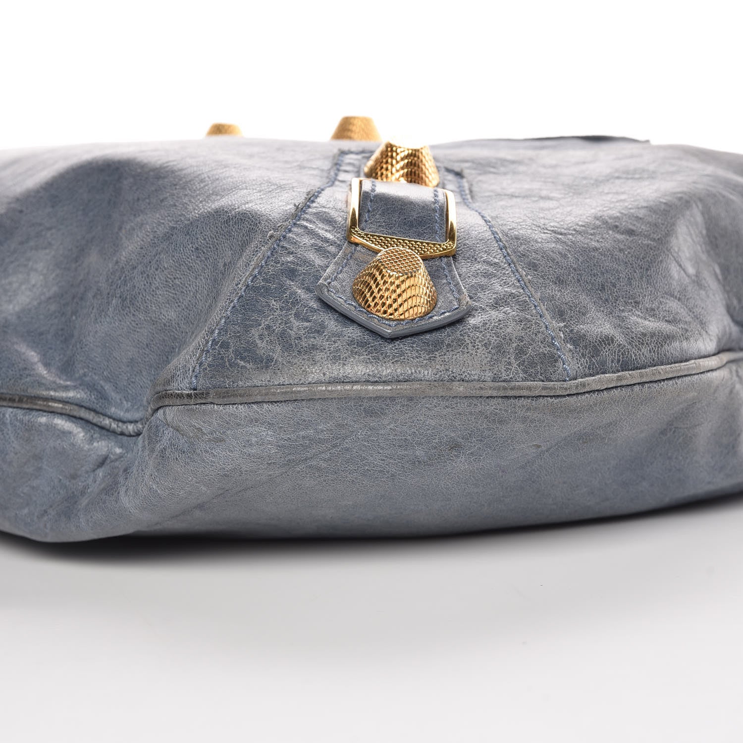 Balenciaga Chevre Giant 21 Gold Hardware Hobo Bleu 11 of 16