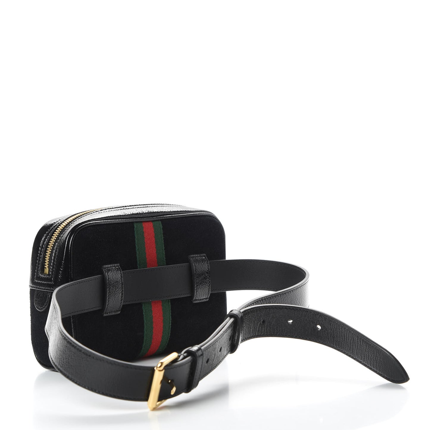 Suede Small Ophidia Belt Bag 85 34 Black