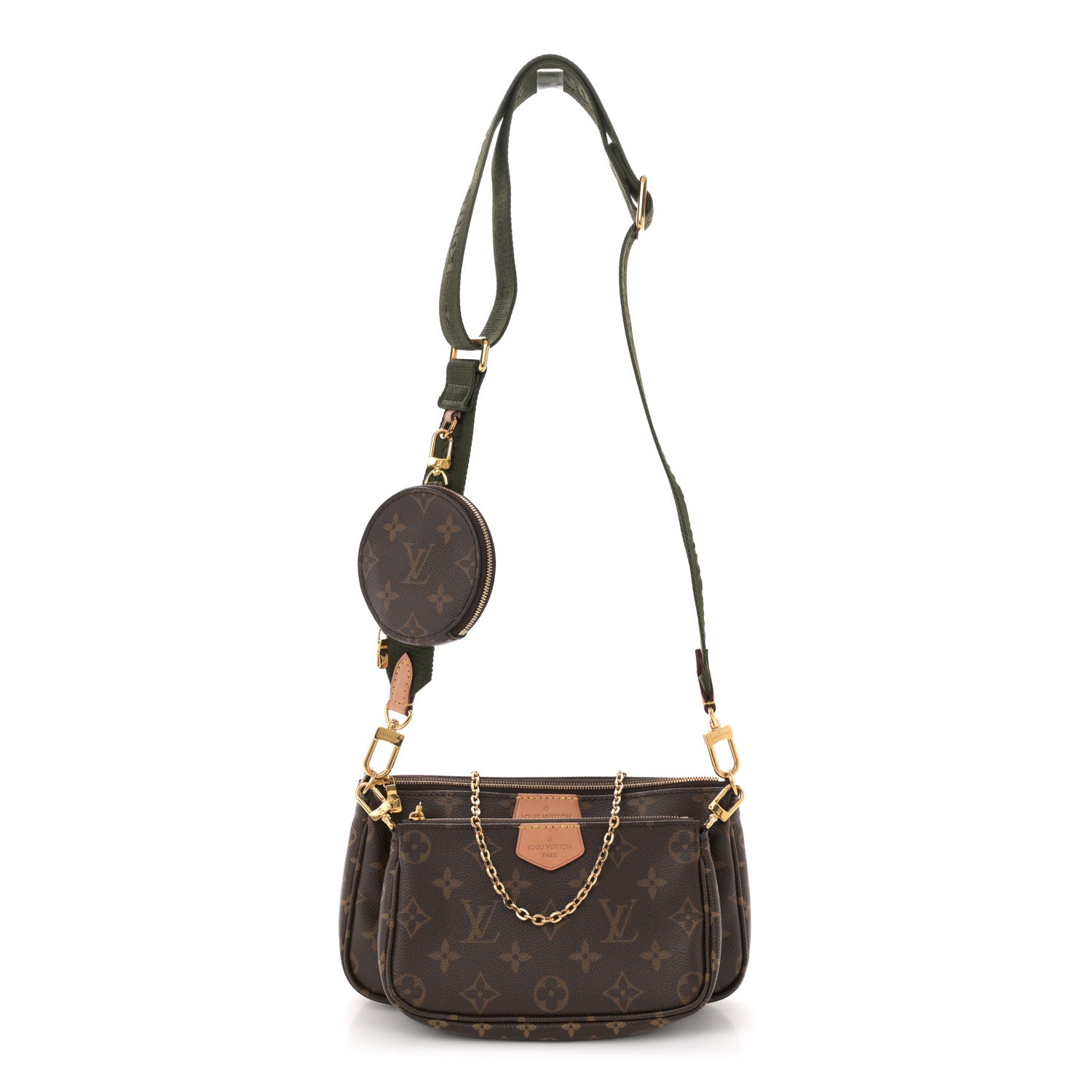 Louis Vuitton Monogram Multi Pochette Accessories Kaki 1 of 10